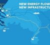 Geplante Trasse des Pipelineprojekts Delta Corridor