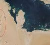 Vom Weltall aus zu sehen: Rauchfahnen über den angegriffenen Ölförderanlagen von Saudi Aramco.