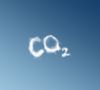 CO2 förmige Wolke im Himmel