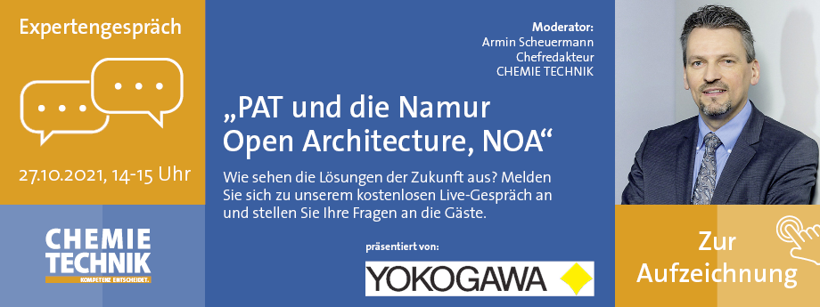 Expertendiskussion: NAMUR Open Architecture – Nutzenpotenzial für die Prozessanalytik